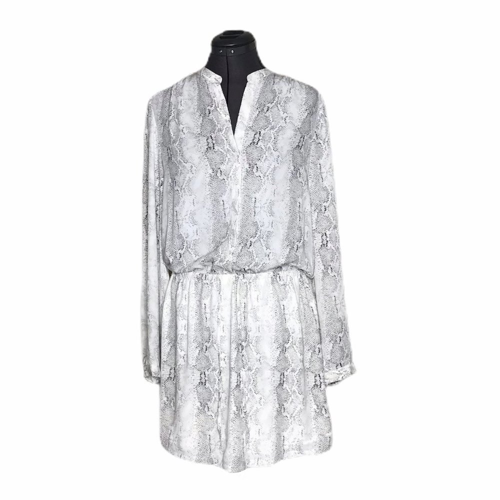 # Hilary Radley - Snake Skin Print Dress Sz Sm